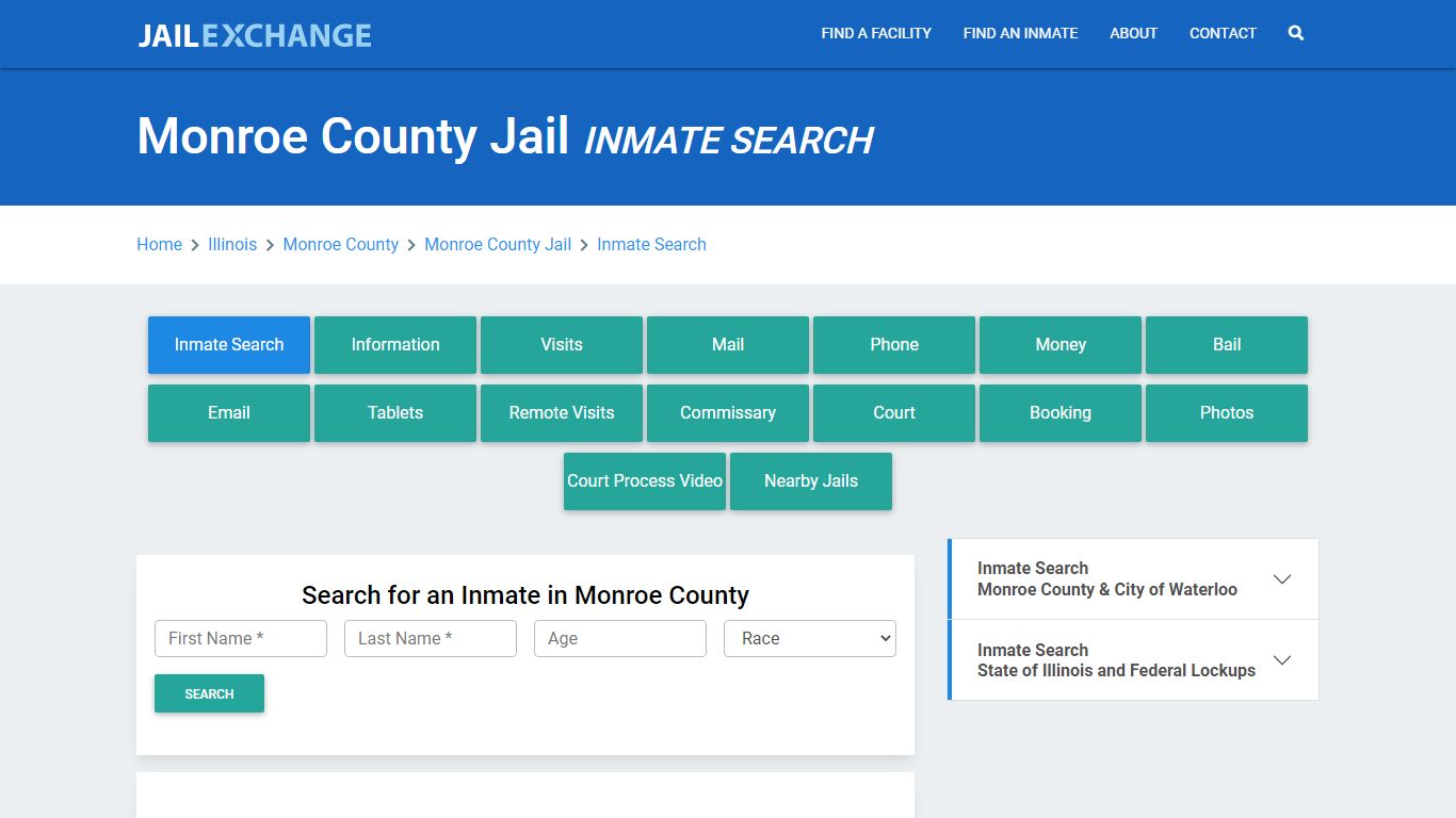 Monroe County Jail, IL Inmate Search: Roster & Mugshots